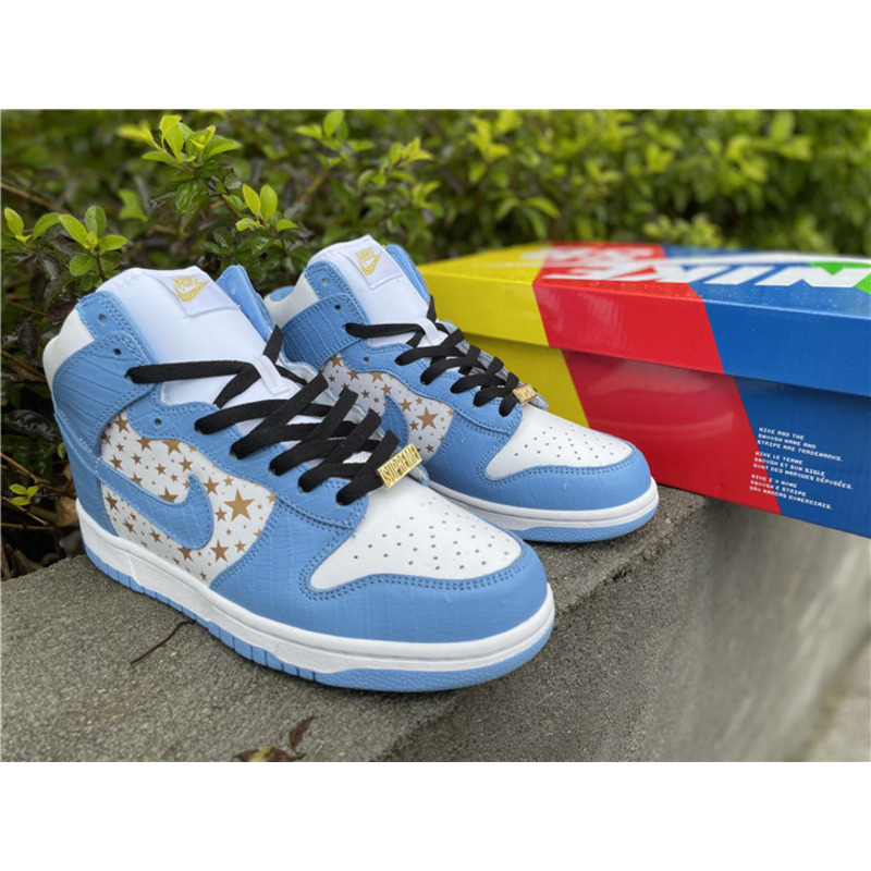 Sup*e x dunk high pro sb "blue 307385 141 sneakers men women