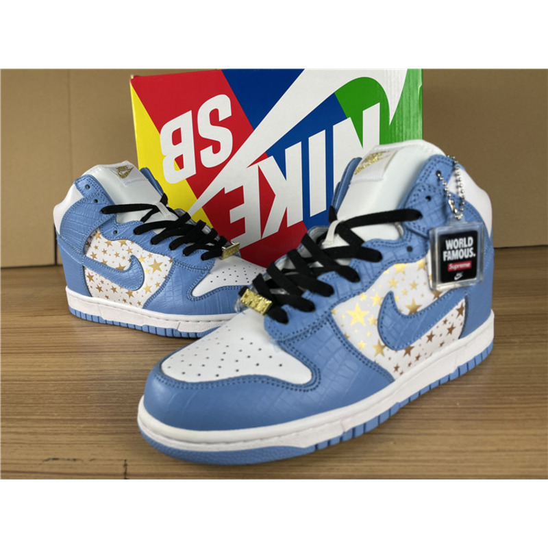 Sup*e x dunk high pro sb "blue 307385 141 sneakers men women