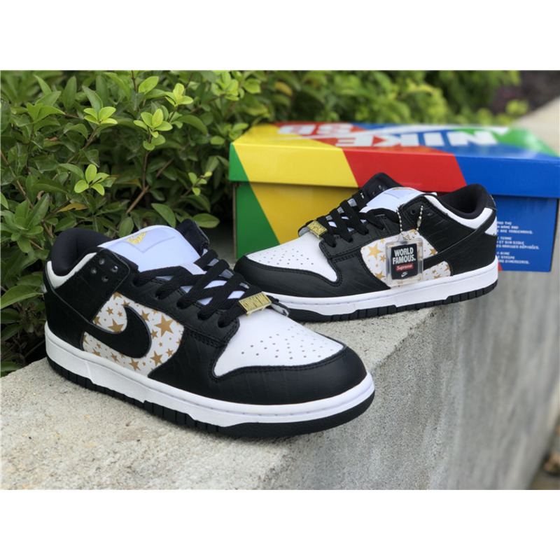 Sup*e x nike sb dunk low "black stars" dh3228 102 sneakers men women