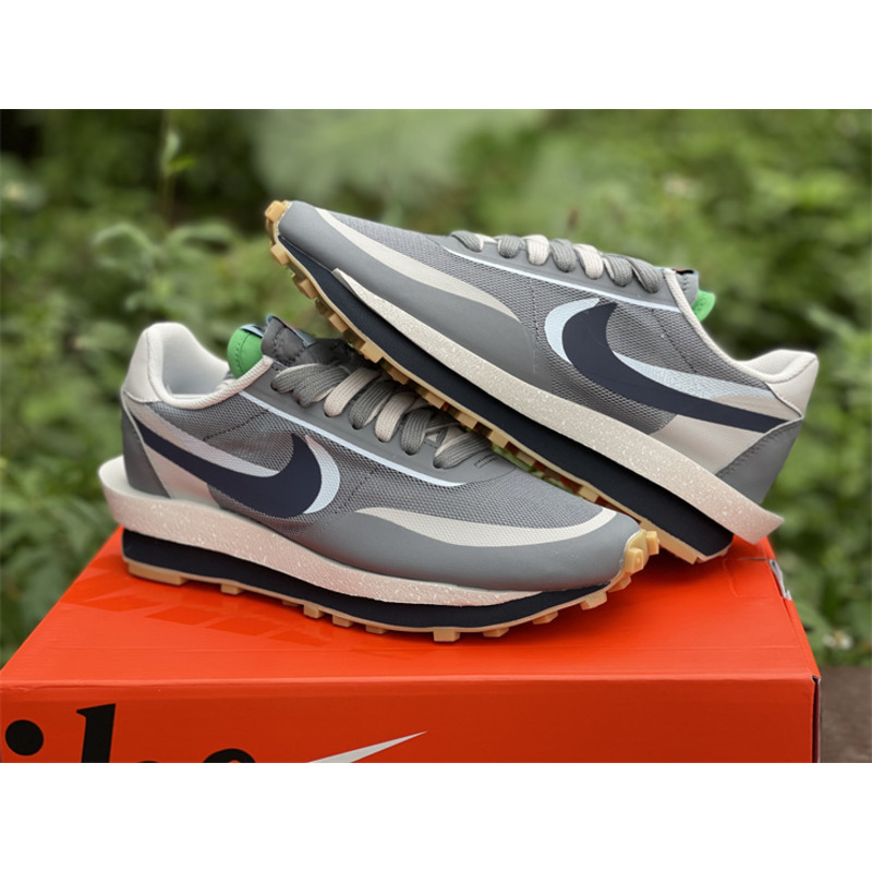 Clot x Sacai x Nike LD Waffle"Neutral Grey"DH1347 100 Sneakers Men Women