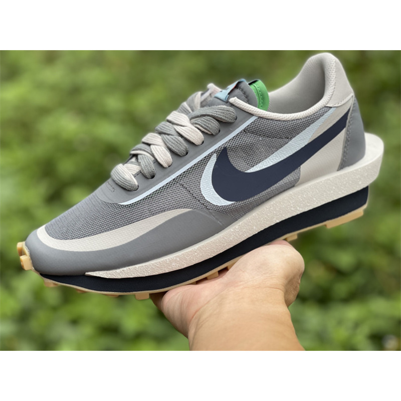 Clot x Sacai x Nike LD Waffle"Neutral Grey"DH1347 100 Sneakers Men Women