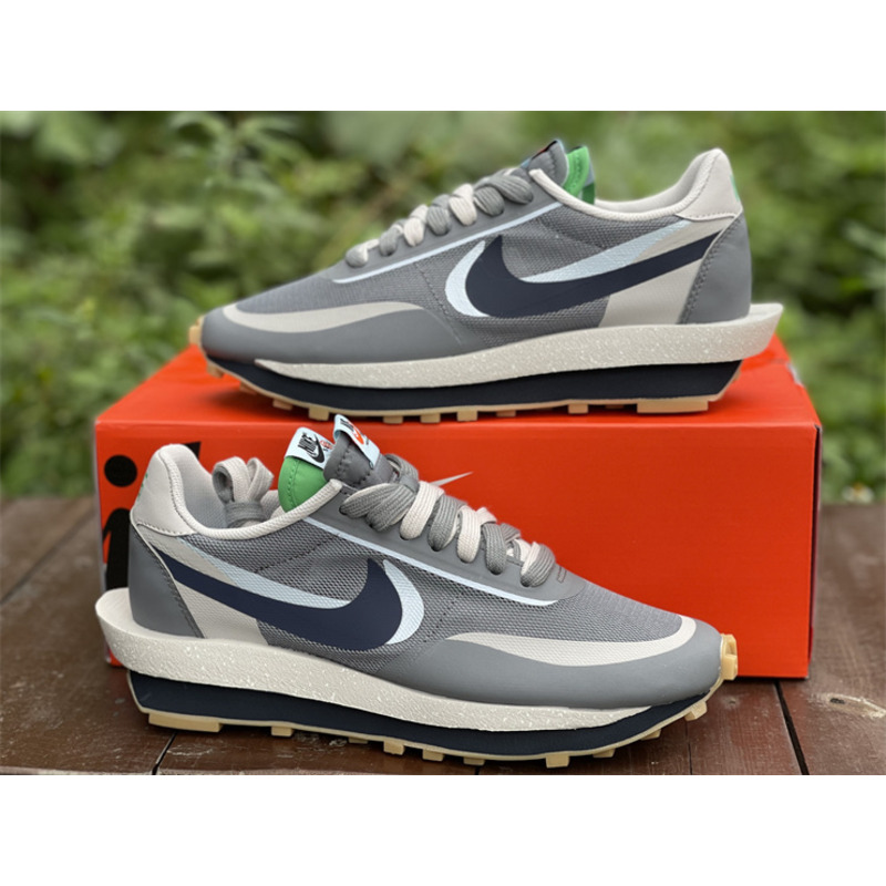 Clot x Sacai x Nike LD Waffle"Neutral Grey"DH1347 100 Sneakers Men Women