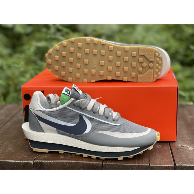 Clot x Sacai x Nike LD Waffle"Neutral Grey"DH1347 100 Sneakers Men Women