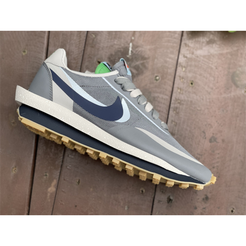 Clot x Sacai x Nike LD Waffle"Neutral Grey"DH1347 100 Sneakers Men Women