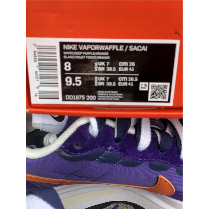 Sacai x Nike Vapor Waffle DD1875 500 Sneakers Men Women