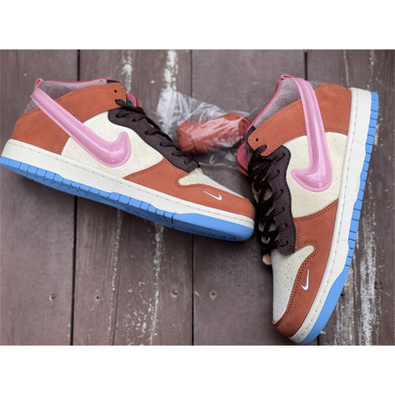 Social Status x Nike Dunk Mid Chocolate Milk DJ1173 700 sneakers men women