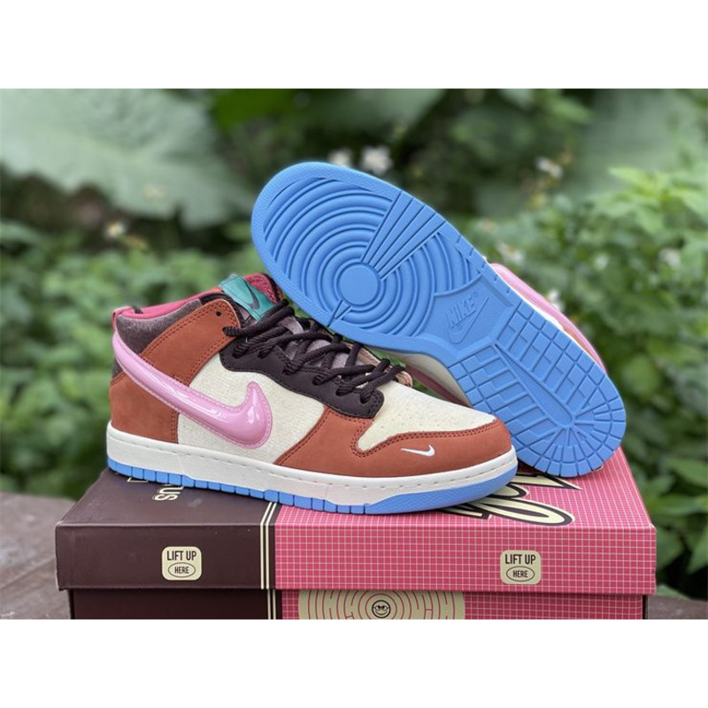 Social Status x Nike Dunk Mid Chocolate Milk DJ1173 700 sneakers men women