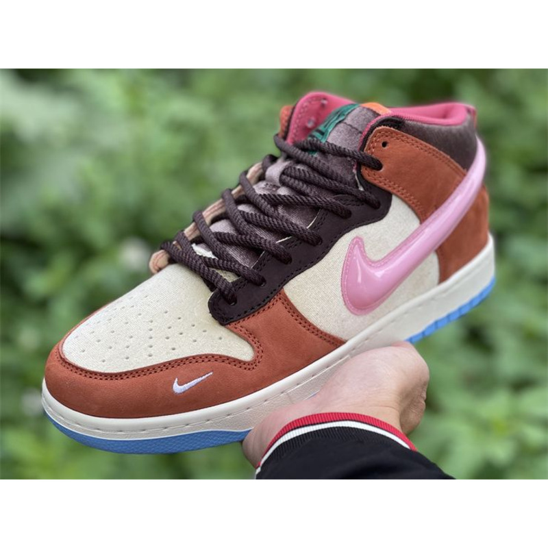 Social Status x Nike Dunk Mid Chocolate Milk DJ1173 700 sneakers men women