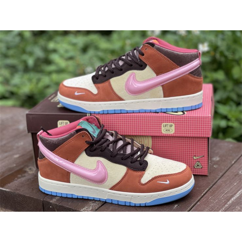 Social Status x Nike Dunk Mid Chocolate Milk DJ1173 700 sneakers men women