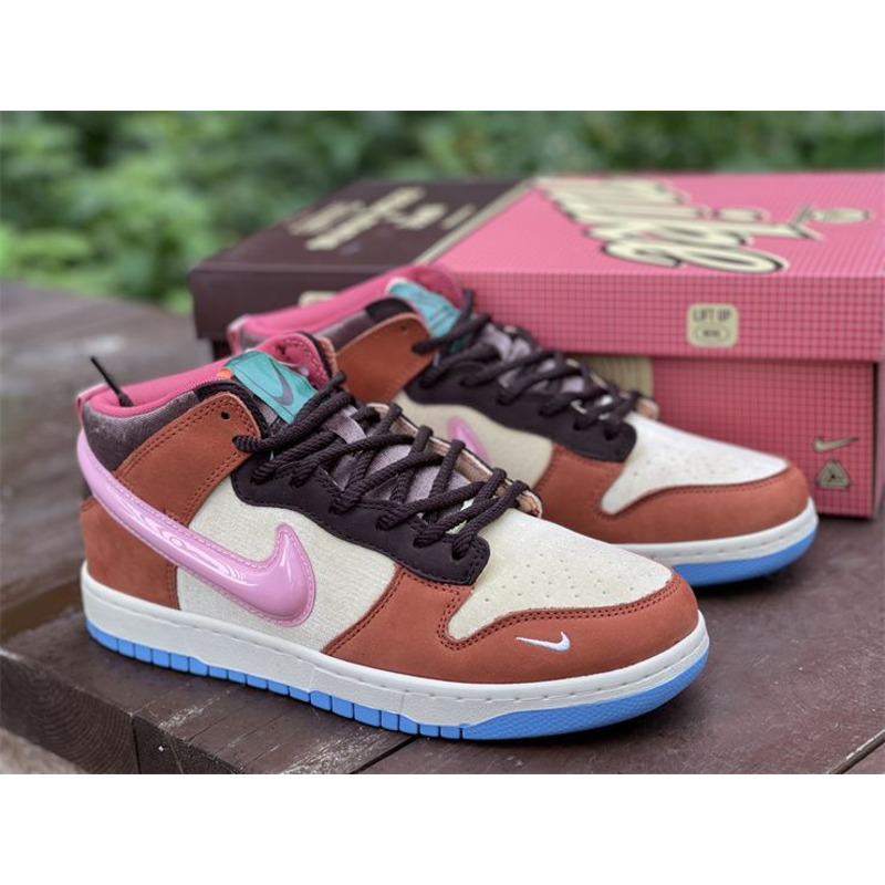 Social Status x Nike Dunk Mid Chocolate Milk DJ1173 700 sneakers men women