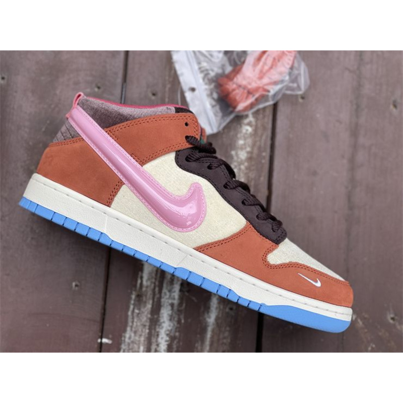 Social Status x Nike Dunk Mid Chocolate Milk DJ1173 700 sneakers men women