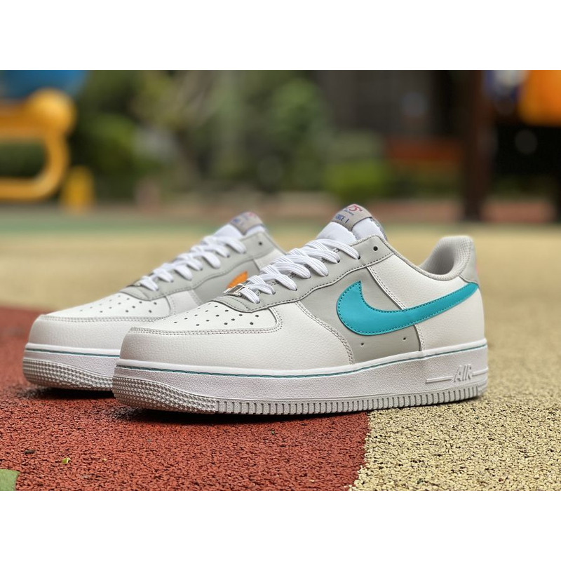 NBA x Nike Air Force 1 Low White Blue Yellow DC8874 100 Sneakers men women