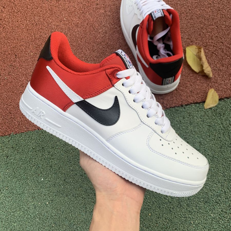 NBA x Nike Air Force 1 low white red BQ4420 600 Sneakers Men