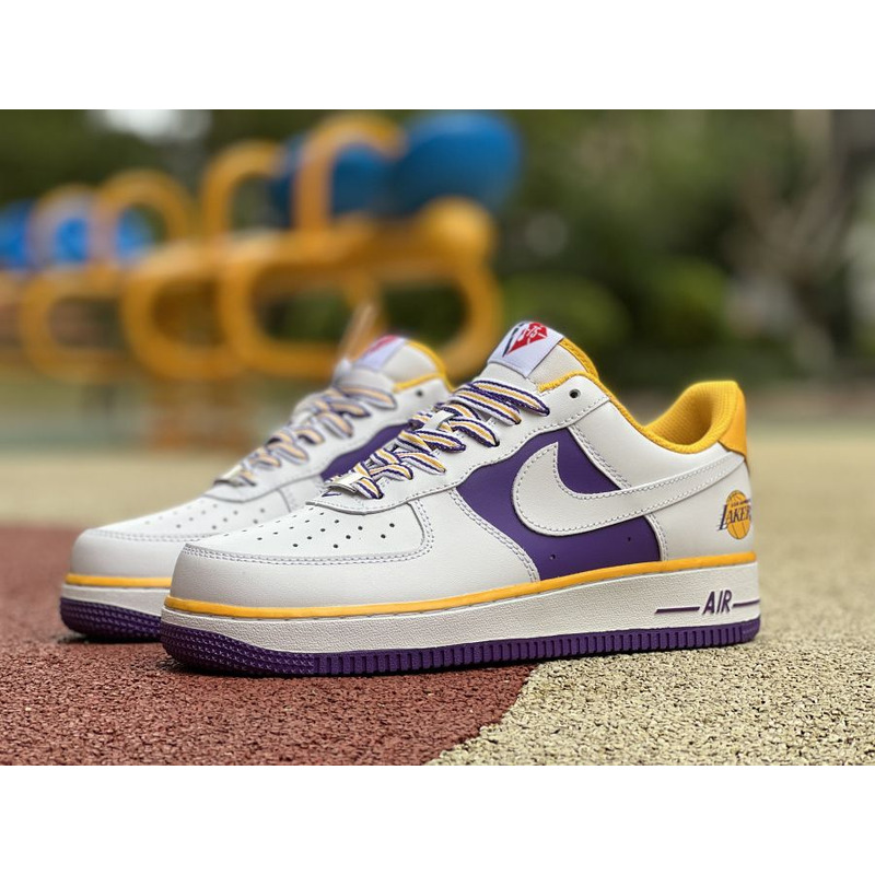 NIke Air Force 1 07 Low Purple Lakers NBA 75th Anniversary Limited DC8864 0 Sneakers Men Women