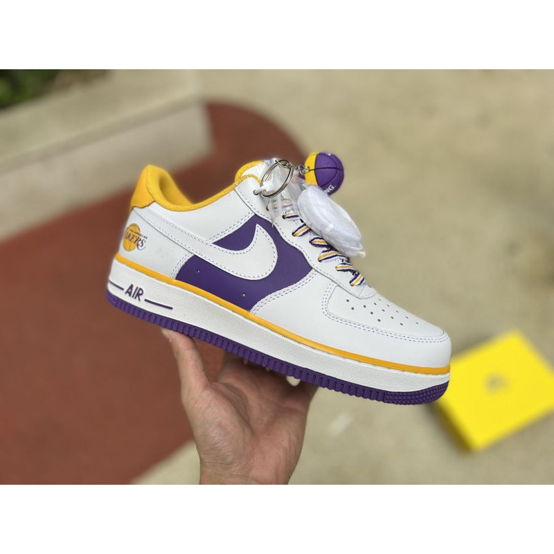 NIke Air Force 1 07 Low Purple Lakers NBA 75th Anniversary Limited DC8864 0 Sneakers Men Women