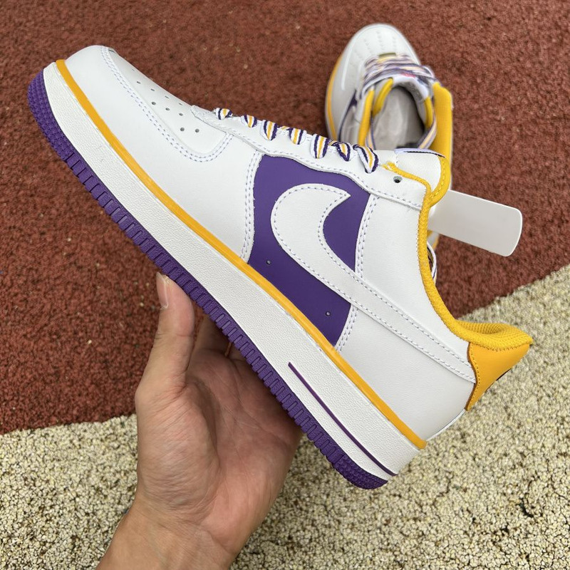 NIke Air Force 1 07 Low Purple Lakers NBA 75th Anniversary Limited DC8864 0 Sneakers Men Women