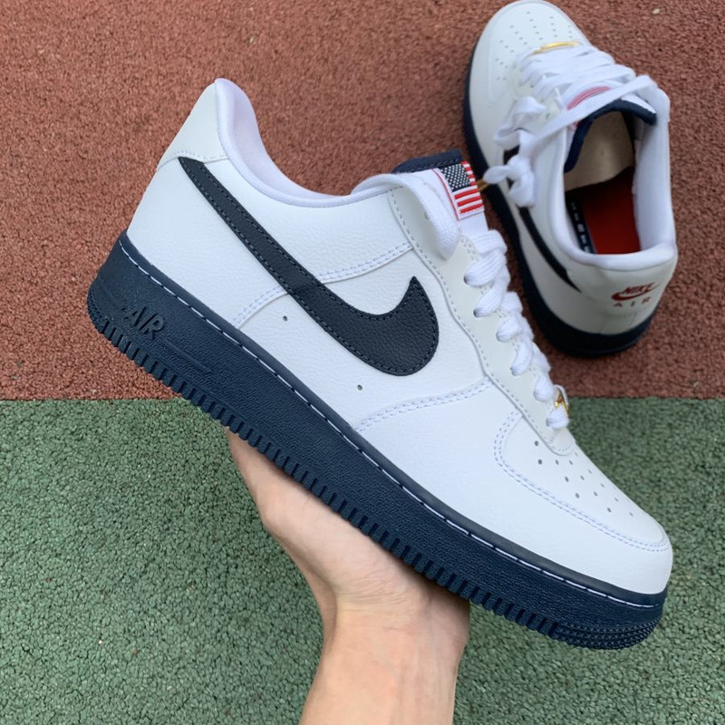 Nike Air Force 1 07 LV8 USA White Black CK5718 100 Sneakers men women