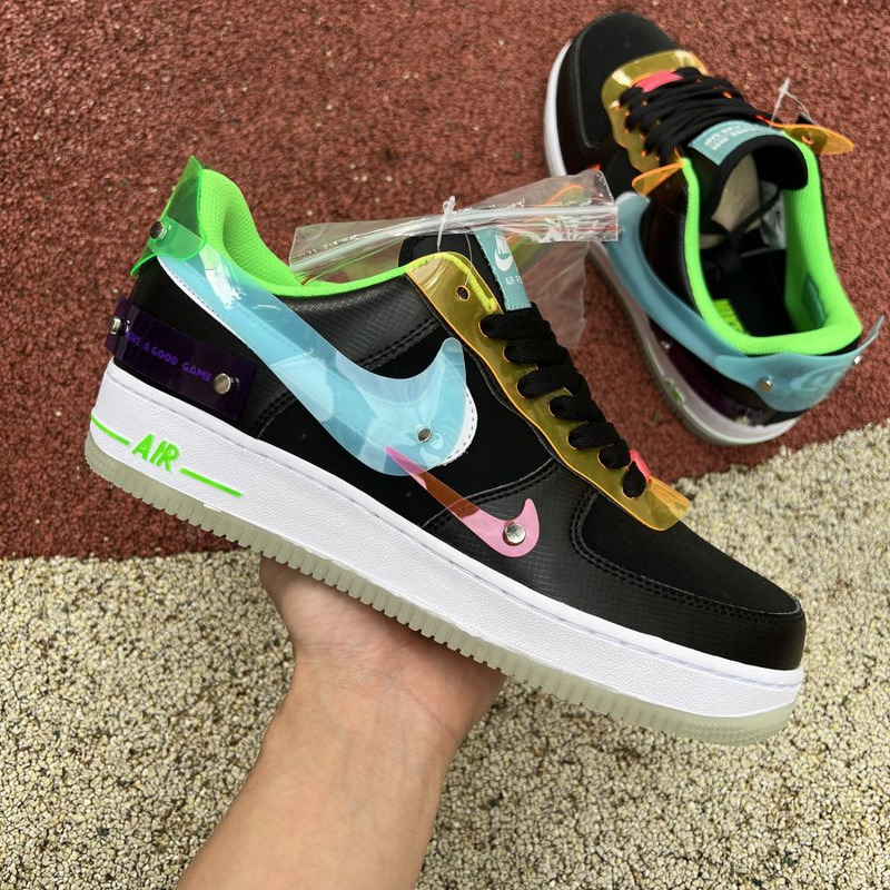 Nike Air Force 1 AF1 Black Luminous DO7085 011 Sneakers men women