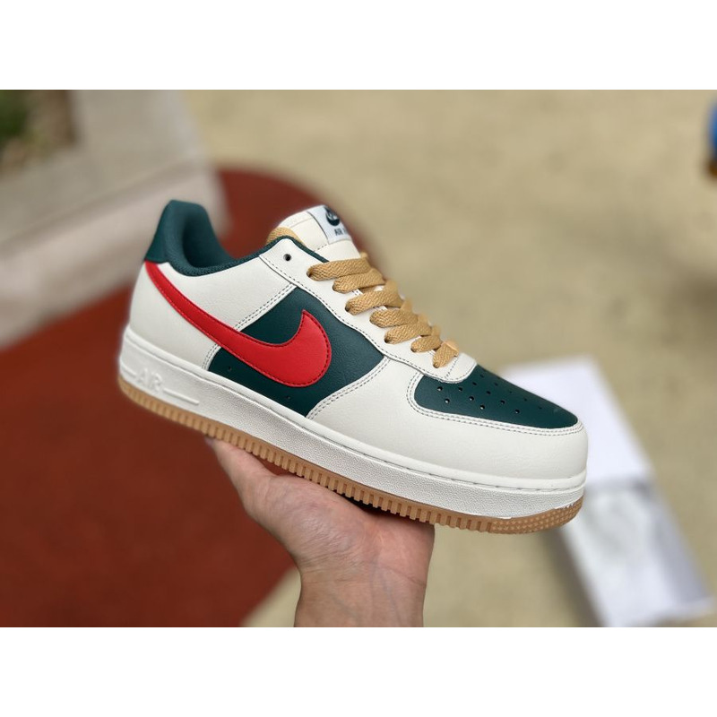 Nike Air Force 1 BY YOU low white red green AQ3778 991 Sneakers Men Women