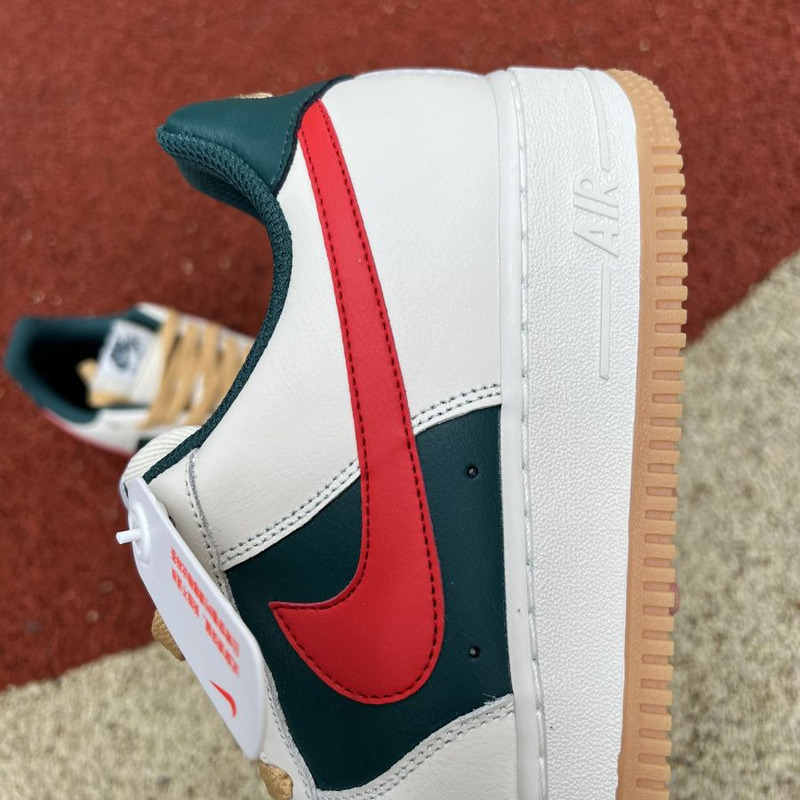 Nike Air Force 1 BY YOU low white red green AQ3778 991 Sneakers Men Women