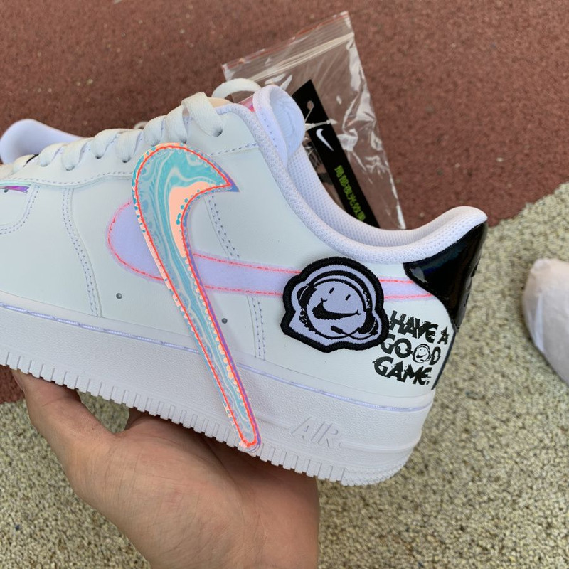 Nike Air Force 1 Laser LOL Pure White Luminous DC0710 191 Sneakers Men Women