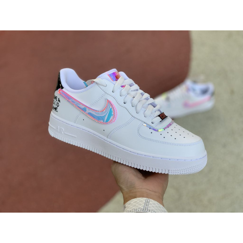 Nike Air Force 1 Laser LOL Pure White Luminous DC0710 191 Sneakers Men Women