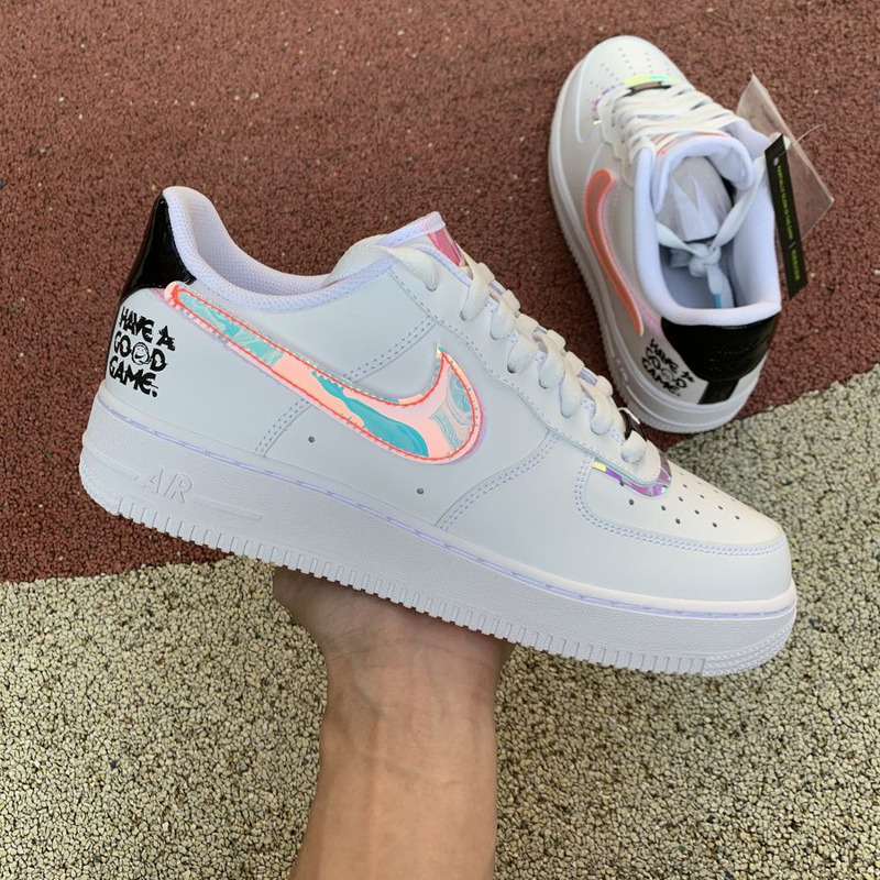 Nike Air Force 1 Laser LOL Pure White Luminous DC0710 191 Sneakers Men Women