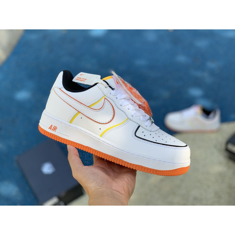 Nike Air Force 1 low 07 White Orange 315122 185 Sneakers Men