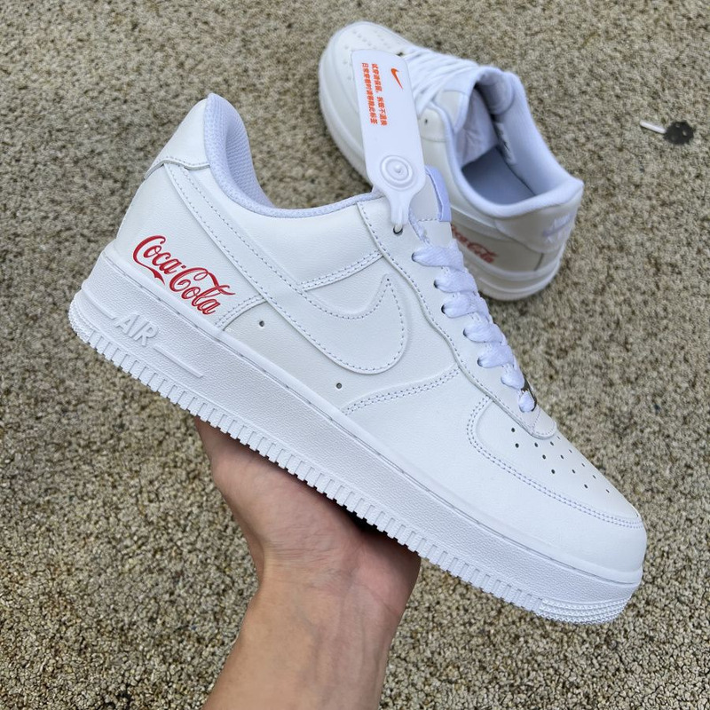 Nike Air Force 1 low AF1 white red Coca Cola couple 315122 111 Sneakers Men Women