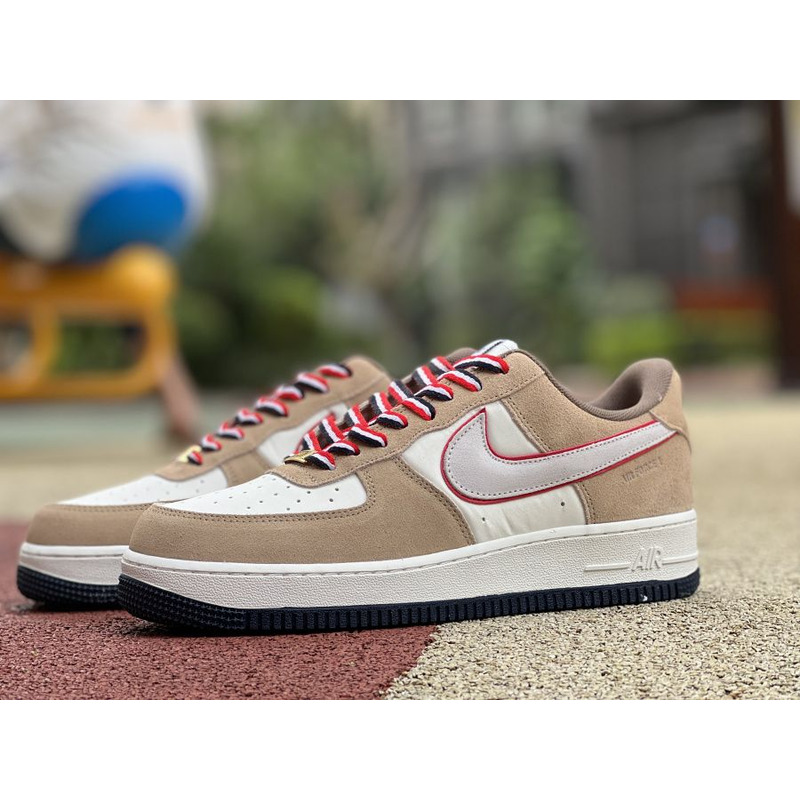 Nike Air Force 1 Low Athletic Club Beige Red DQ5079 11 Sneakers Men Women