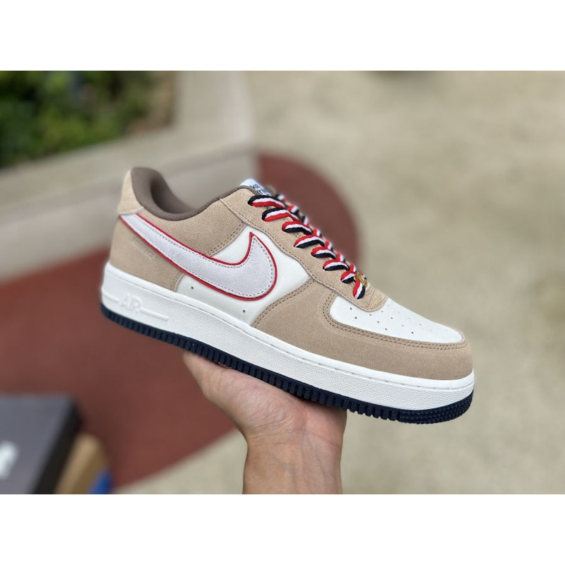 Nike Air Force 1 Low Athletic Club Beige Red DQ5079 11 Sneakers Men Women