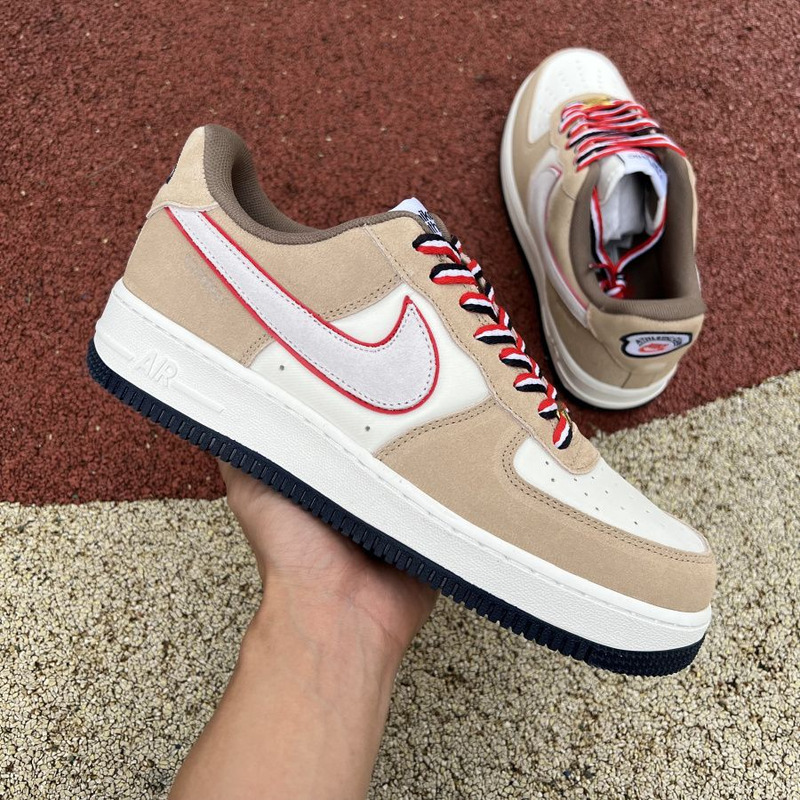 Nike Air Force 1 Low Athletic Club Beige Red DQ5079 11 Sneakers Men Women