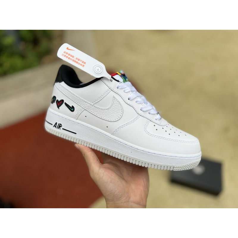 Nike Air Force 1 Low black white graffiti DM8148 100 Sneakers men women