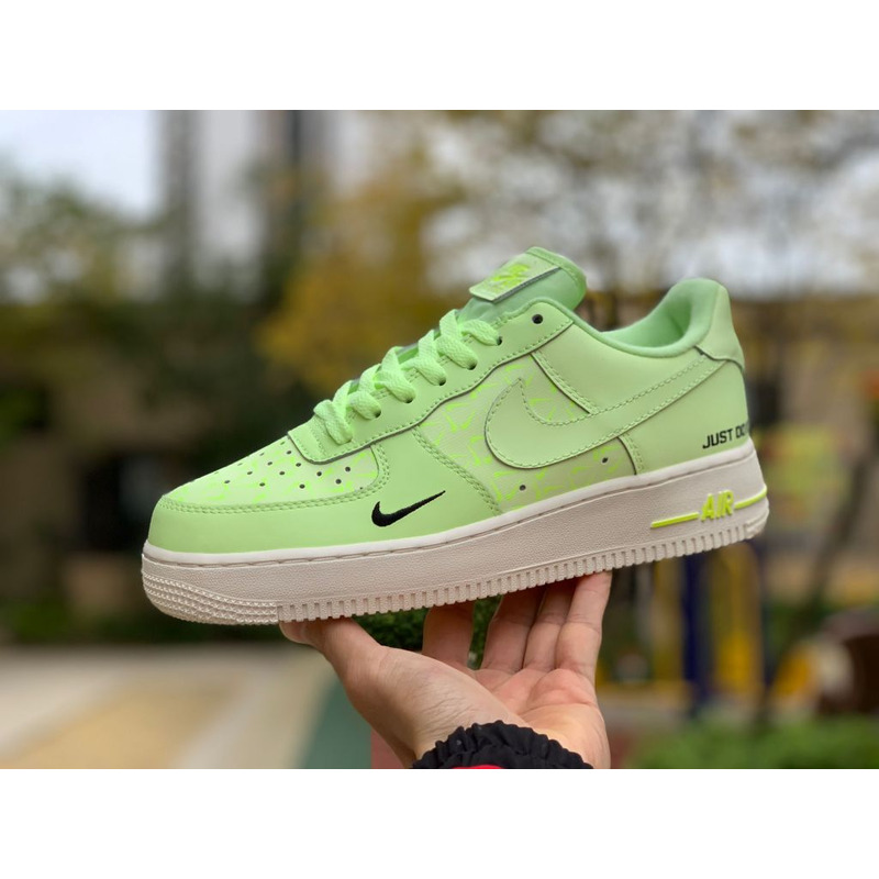 Nike Air Force 1 low Just Do It fluorescent green CT2541 700 Sneakers Men Women