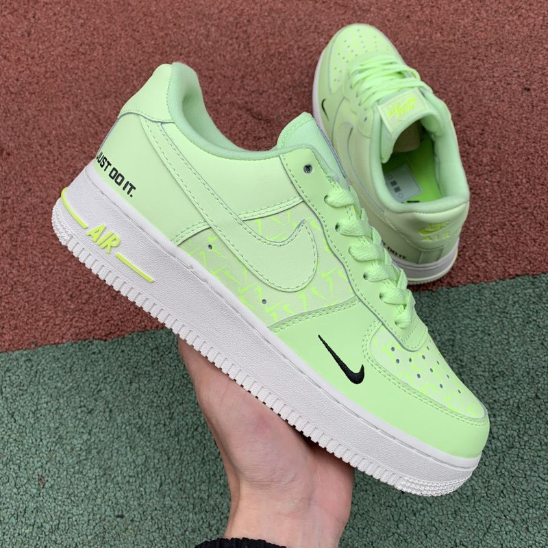 Nike Air Force 1 low Just Do It fluorescent green CT2541 700 Sneakers Men Women