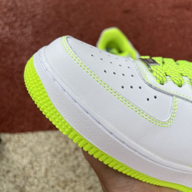 Nike Air Force 1 low white fluorescent green 350823 002 Sneakers men women