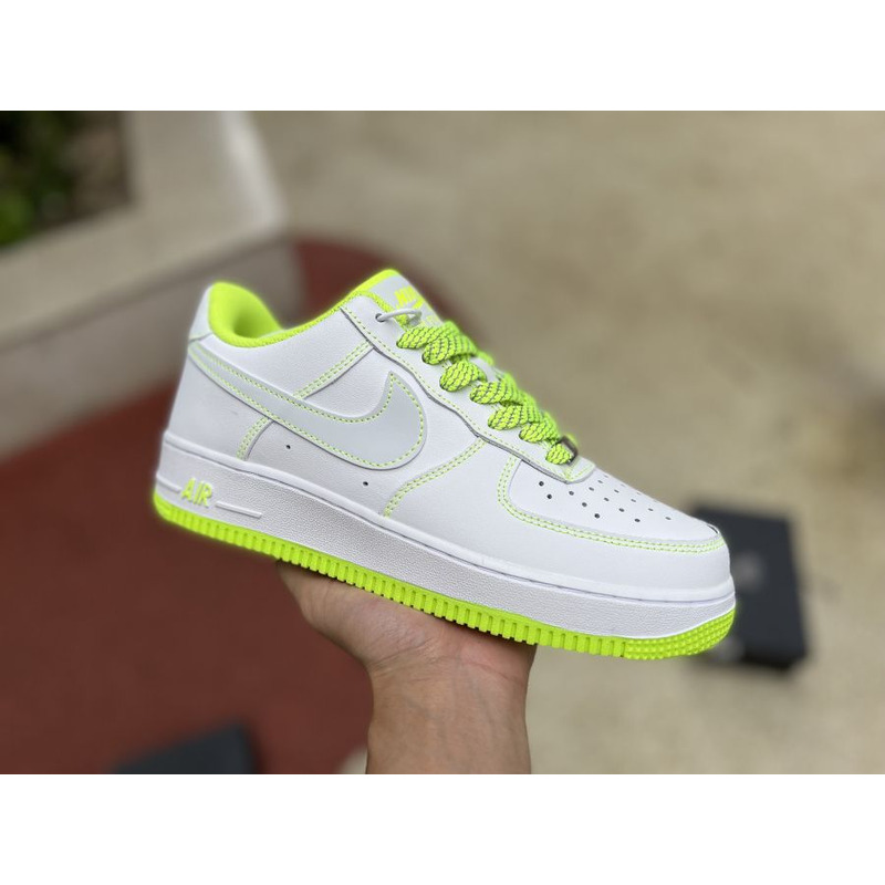 Nike Air Force 1 low white fluorescent green 350823 002 Sneakers men women