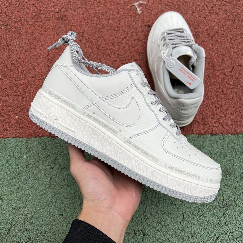 Nike Air Force 1 Low White gray letters CQ5059 310 Sneakers men women