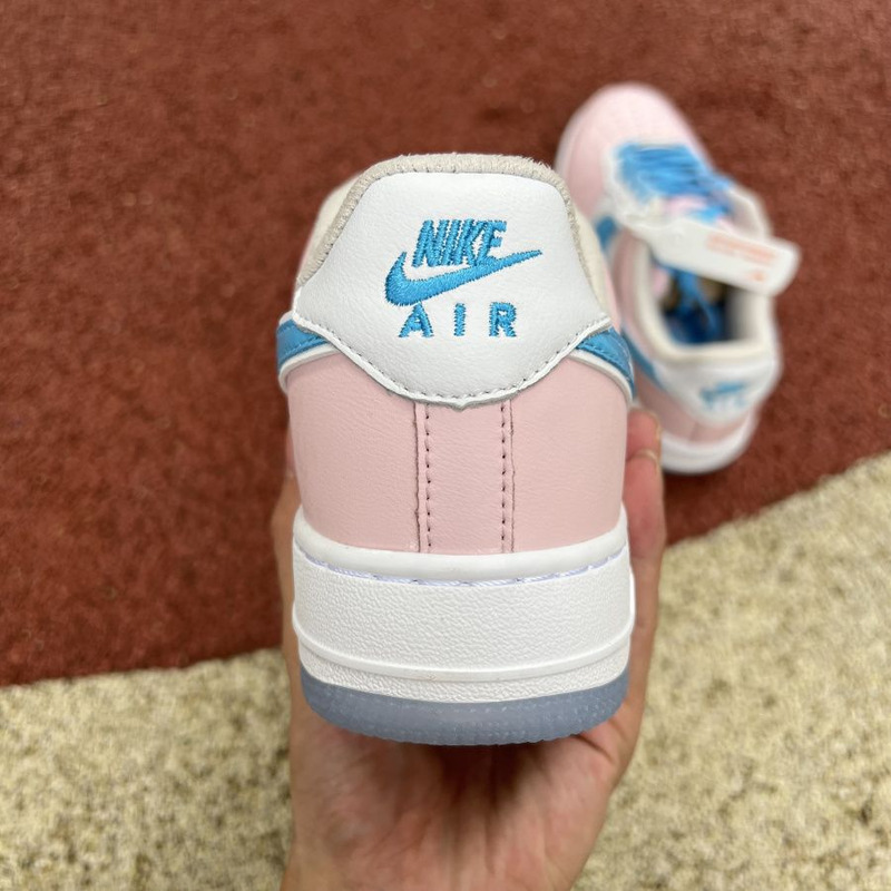 Nike Air Force 1 low white pink blue DH1809 001 Sneakers Men Women