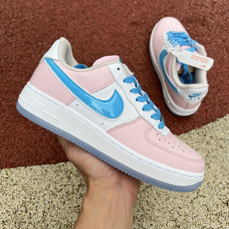 Nike Air Force 1 low white pink blue DH1809 001 Sneakers Men Women