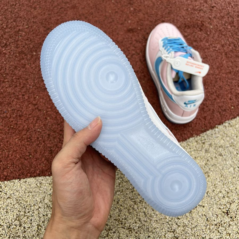 Nike Air Force 1 low white pink blue DH1809 001 Sneakers Men Women