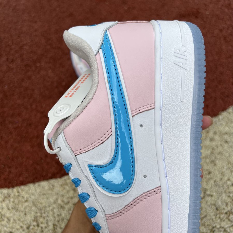 Nike Air Force 1 low white pink blue DH1809 001 Sneakers Men Women