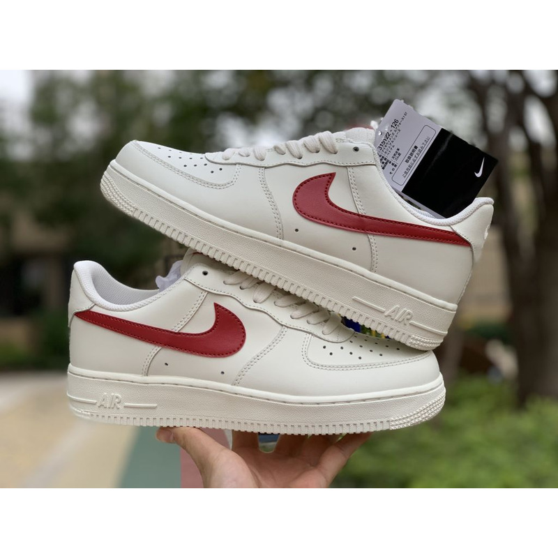 Nike Air Force 1 low white red 315122 126 Sneakers Men Women