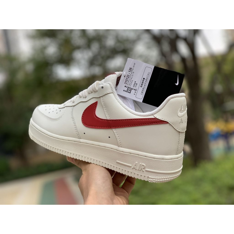 Nike Air Force 1 low white red 315122 126 Sneakers Men Women