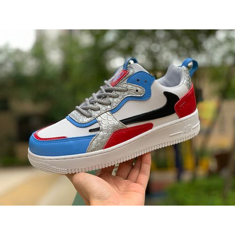 Nike Air Force 1 Low White Red Blue Sneakers Men Women