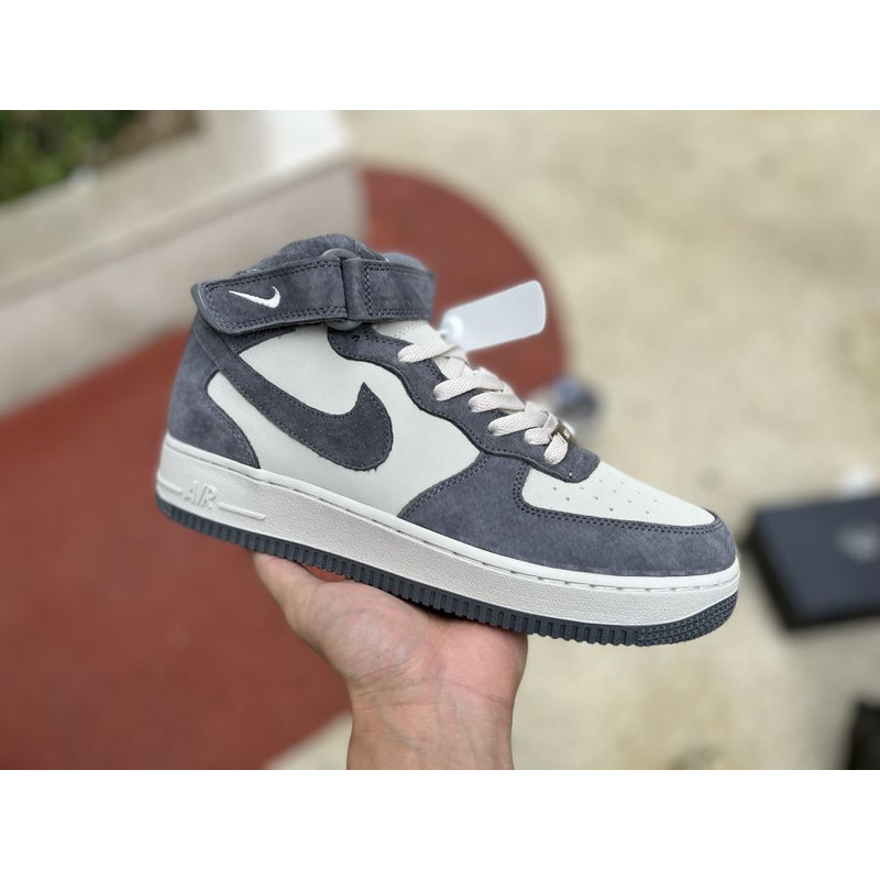 Nike Air Force 1 Mid Cool Grey CW2288 668 Sneakers Men Women