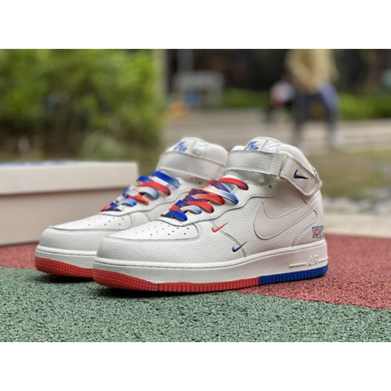 Nike Air Force 1 Mid White Rainbow CT1989 115 Sneakers Men Women