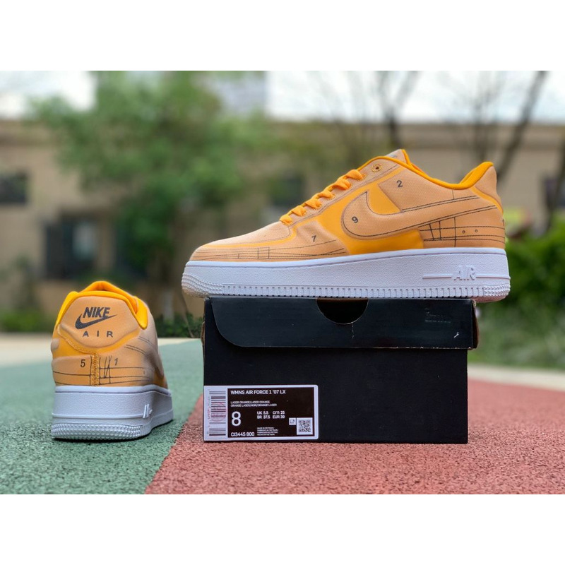 Nike Air Force 1 Orange CI3445 800 Sneakers Men Women