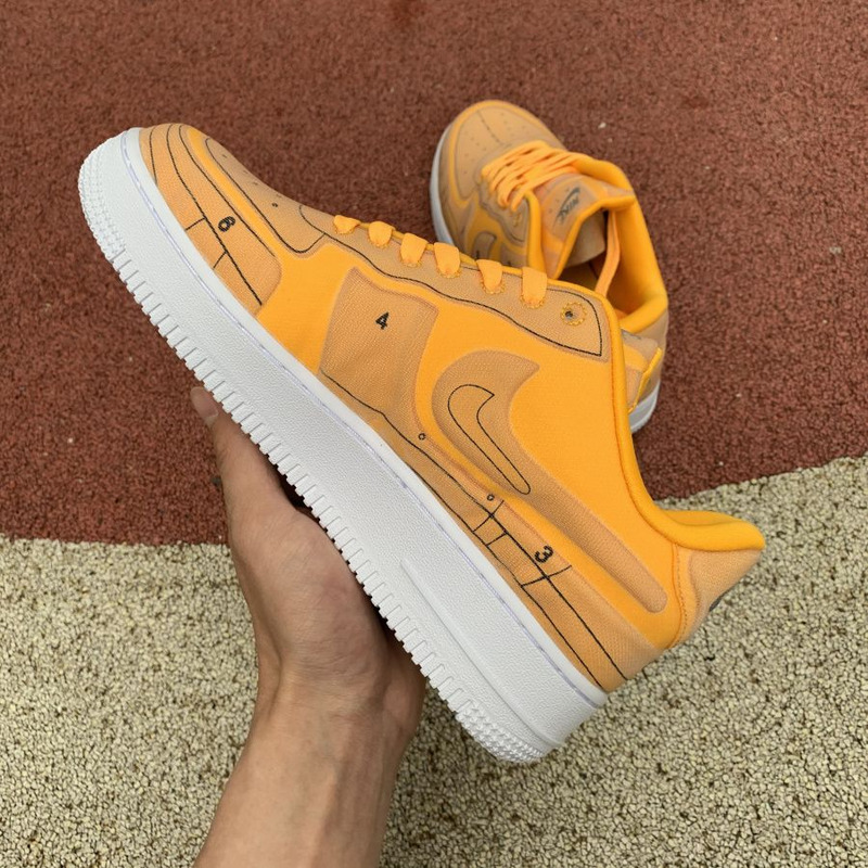 Nike Air Force 1 Orange CI3445 800 Sneakers Men Women