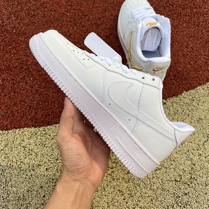 Nike Air Force 1 Pure White Gold Label Women DD1525 100 Sneakers men women